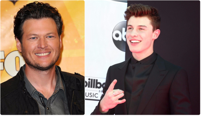 Blake Shelton and Shawn Mendes