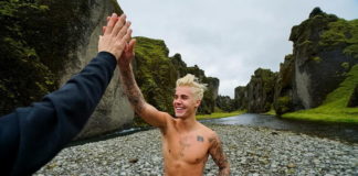 Justin Bieber in Iceland