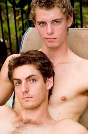 Luke Mitchell and Joss Mars in the gay themed Performance Anxiety