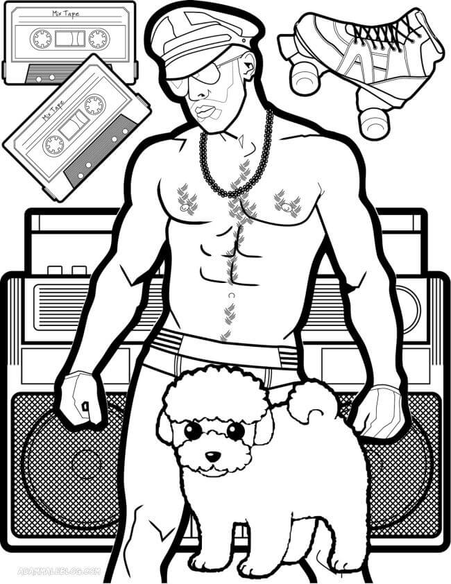 Austin Wilde Coloring Page