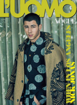 Nick Jonas on the cover of L’Uomo Vogue