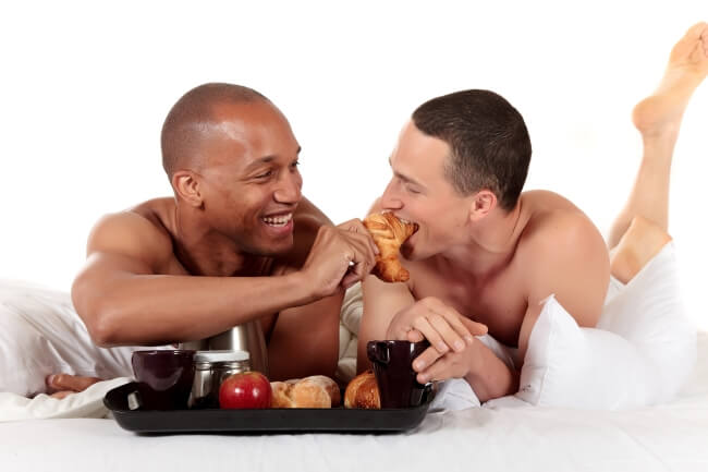 Mixed Ethnicity Gay Couple