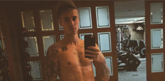 Justin Bieber Instagram shirtless