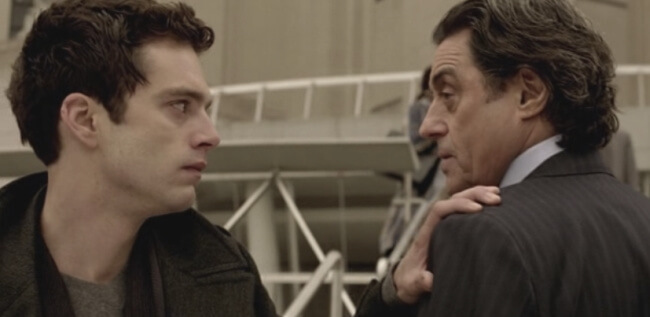 Sebastian Stan and Ian McShane- Kings