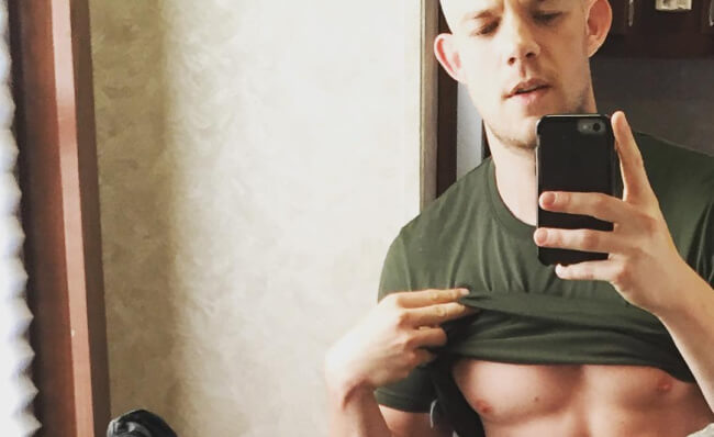 Russell Tovey and his abs