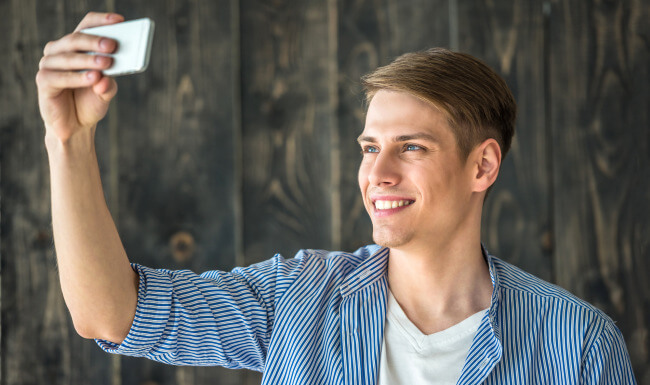 Man holding a phone