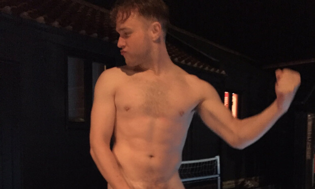 Olly Murs Celebrates By Getting Naked And Holding His Big Cup  