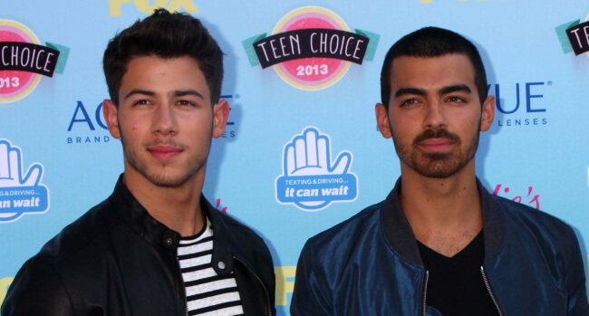 Nick Jonas and Joe Jonas