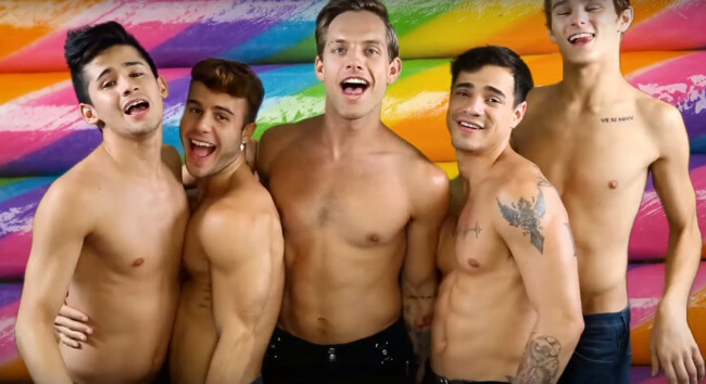 650px x 354px - A Supergroup Of Gay Porn Stars Formed A Boy Band - And They Have A Music  Video | GayBuzzer