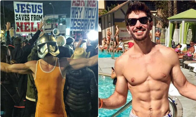 Steve Grand And His Mighty Bulge Battled AntiGay Christians On