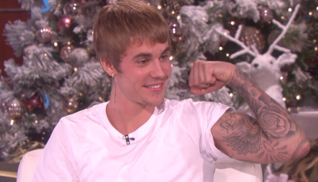 Justin Bieber on The Ellen Show