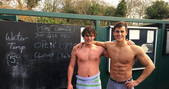 Pietro Boselli and his brother