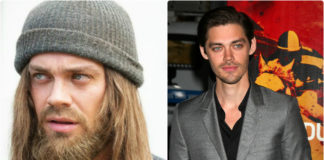 Tom Payne - before and after the beard