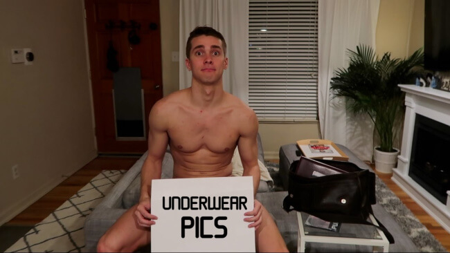 Andrew Goes Places underwear photo