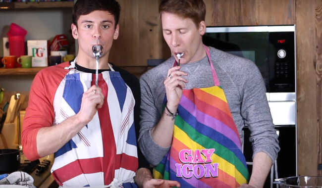 Tom Daley dustin lance black easter