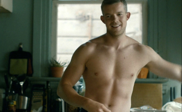 Russell Tovey shirtless looking