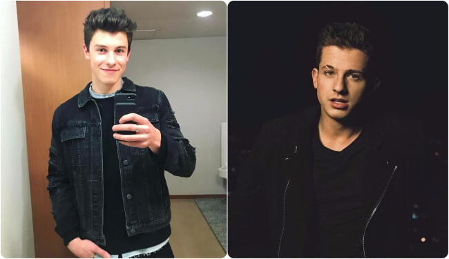 Shawn Mendes and Charlie Puth