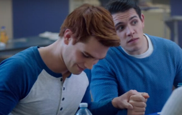 Watch KJ Apa Makes Out With Someone Surprising On The Riverda