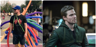 Stephen Amell vancouver pride2