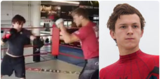 Tom Holland boxing