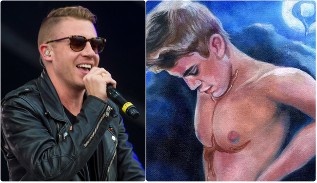 American Rapper Macklemore: My Nude Justin Bieber Painting Helps With Orgas...