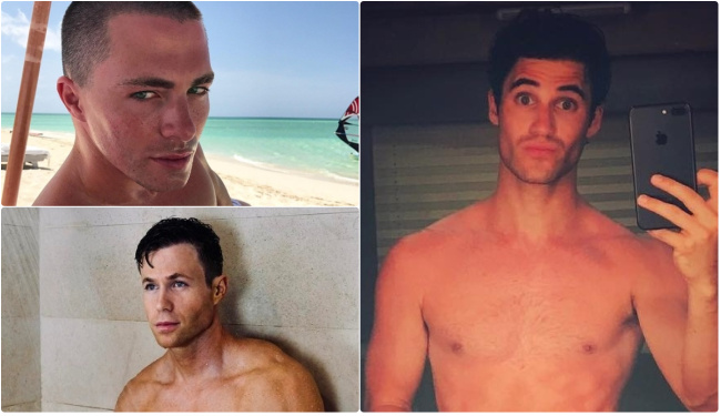 Videos of naked male celebrities