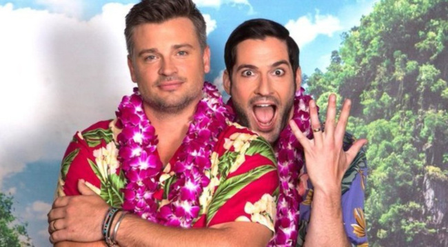 Tom Welling And Tom Ellis Kissed And Got Married On “lucifer” Gaybuzzer 