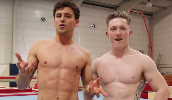 Tom Daley and Nile Wilson
