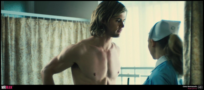 Chris Hemsworth shirtless young rush