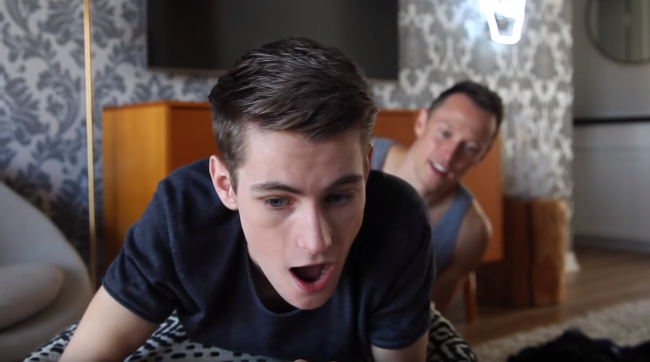 Massage Gay Porn Stars - Watch: Gay Porn Star Gets His First-Ever Prostate Massageâ€¦ On YouTube |  GayBuzzer