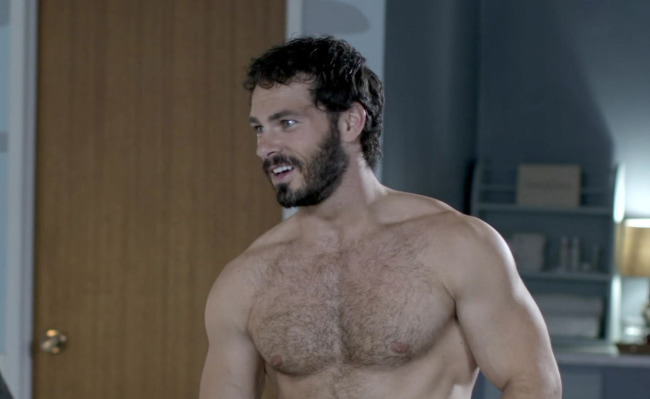 Shawn Roberts shirtless frosty affair